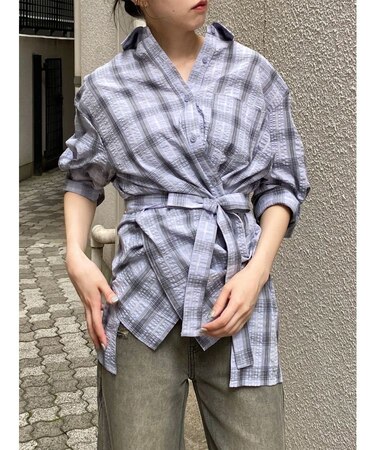 カシュクール2WAYハーフシャツ