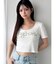 デコラティブクロップドTシャツ