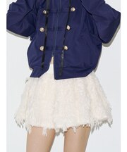 フェザーバルーンミニスカート