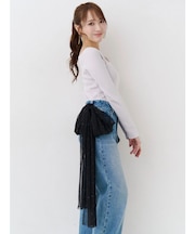 2WAYビッグリボンデニム