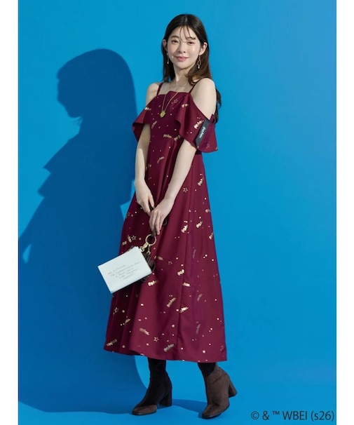 Harry Potterコレクション ロゴプリントケープキャミワンピース