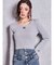 SymmetryGYDAプレートlong sleeveニットトップス