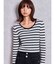 SymmetryGYDAプレートlong sleeveニットトップス