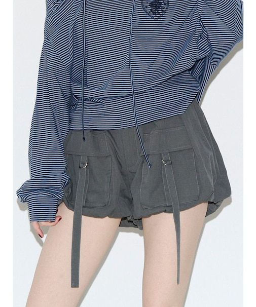 ミリタリーバルーンショートパンツ