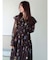 ラッフルフラワーワンピース