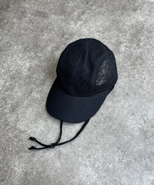 紐付きメッシュキャップ