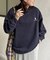 【U.S. POLO ASSN.】１ポイント刺繍裏起毛クルースウェット