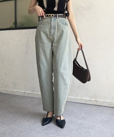 【新色追加】カーブデニムパンツ