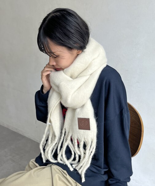 ふわふわバルキーマフラー