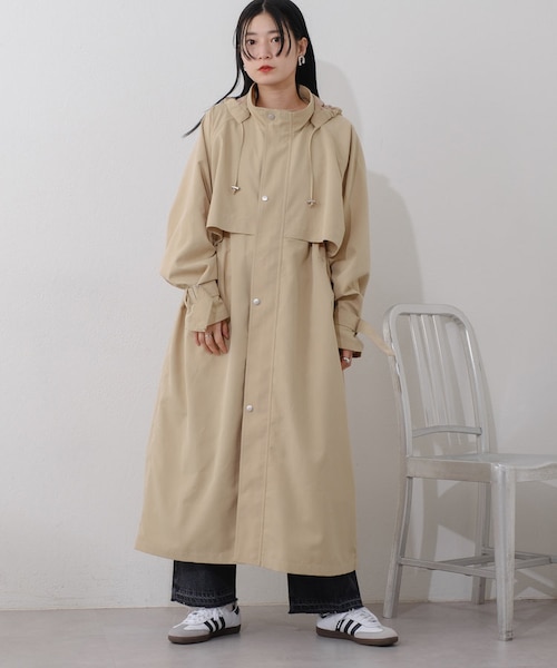kastane ミリタリーシャツガウンコート kastane】値下げ送料込み/完売ミリタリーシャツガウンコート 【公式通販】