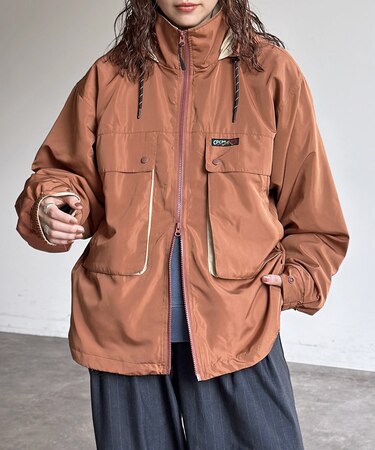 ナイロン配色デカポケマンパ