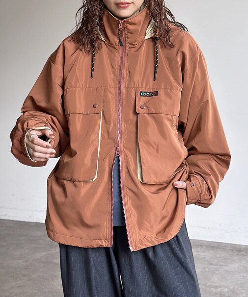 ナイロン配色デカポケマンパ