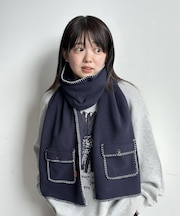 ハンドステッチフリースマフラー