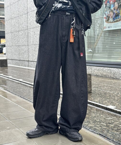 【GERRY】バルーンデニムイージーパンツ