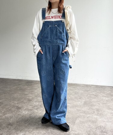 アソート花柄サロペット