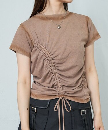 【RAY CASSIN】ドロスト加工Tシャツ