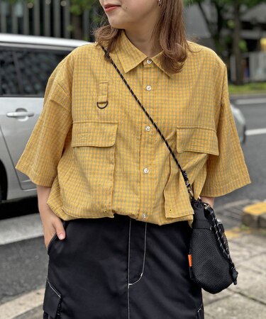 【NEWデザイン！】チェックフィッシング半袖シャツ