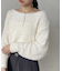 リボンヤーンショートニット