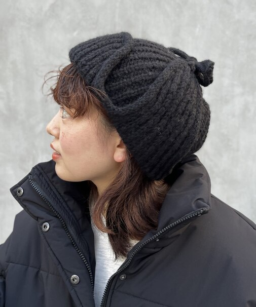 ニットフライトキャップ