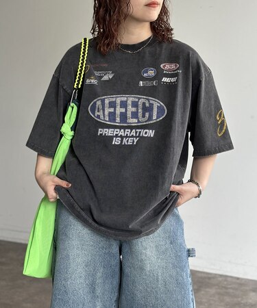 パウダー加工ビンテージライクT