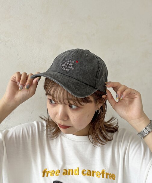 【FRUIT OF THE LOOM】ピグメントロゴキャップ