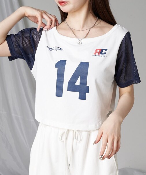 【RAY CASSIN】ナンバリングルーズTシャツ