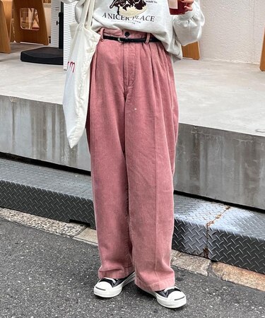 ピグメントコーデュロイパンツ