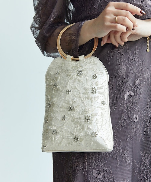 ROSSO リングハンドルビジューバッグ　パーティーバッグ リングハンドルビジューバッグ（ハンドバッグ）｜URBAN RESEARCH