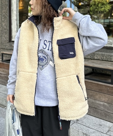 【HIJIRI'sセレクト】リバーシブルボアベスト