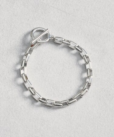 シルバーチェーンブレスレット