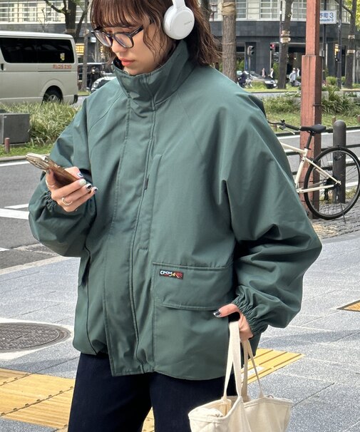 グログランインナー脱着スタンドブルゾン