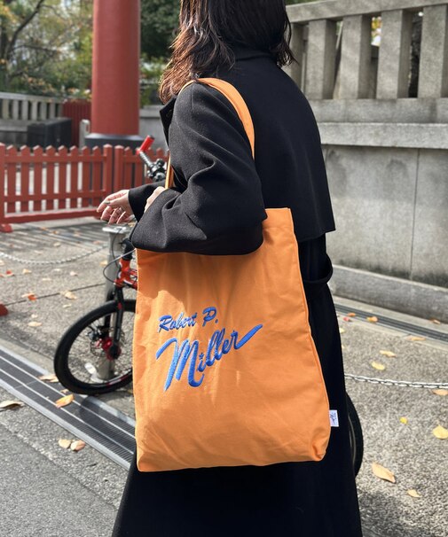 【Robert P.Miller】ロゴ刺繍トートバッグ
