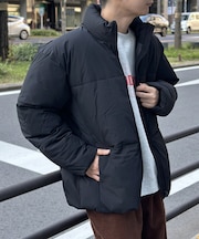ナイロンストレッチ中綿ブルゾン