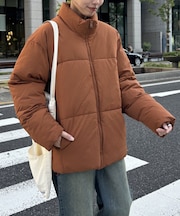 ナイロンストレッチ中綿ブルゾン