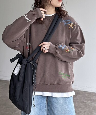 落書き裏毛スウェット