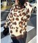 シャギーレオパードニットプルオーバー