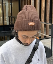 【Dickies】1ポイント刺繍ロゴワッペンニットキャップ