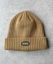【Dickies】1ポイント刺繍ロゴワッペンニットキャップ