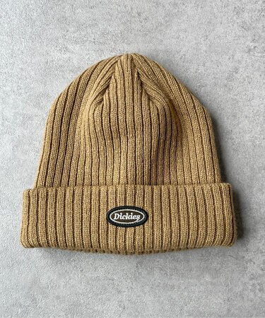【Dickies】1ポイント刺繍ロゴワッペンニットキャップ