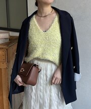 フェザーヤーンVネックベスト