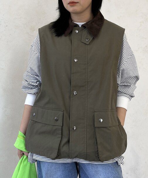 綿ナイロンハンティングベスト