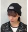 【UNIVERSAL OVERALL】エステルサークルロゴニット帽