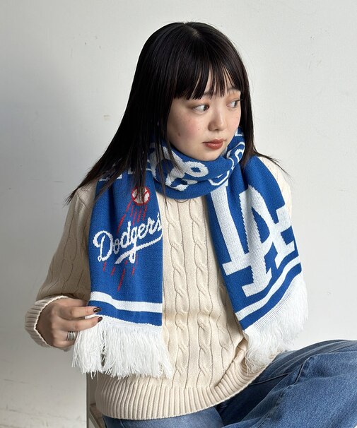 【MLB】ジャガードマフラー