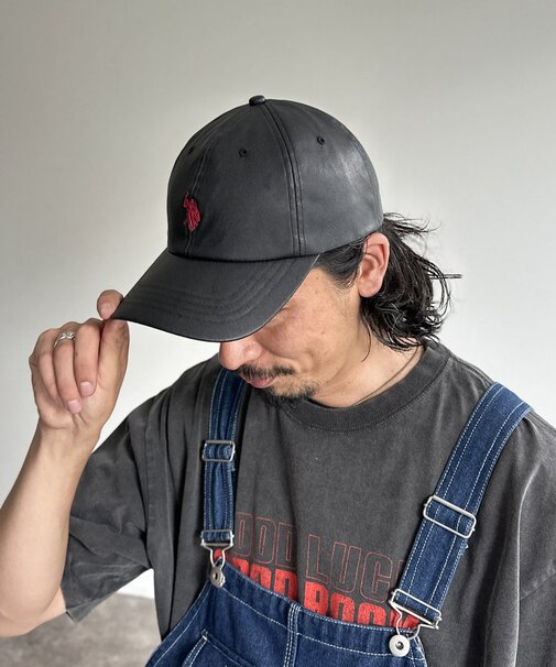 【U.S. POLO ASSN.】フェイクレザーキャップ