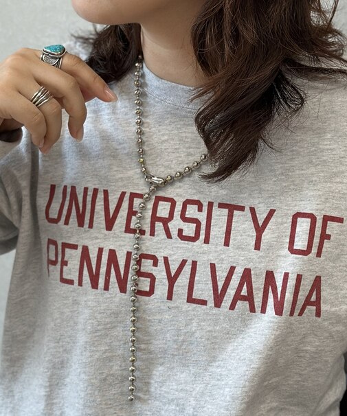 ボールチェーンネックレス