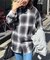オンブレチェックビッグネルシャツ