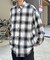 オンブレチェックビッグネルシャツ