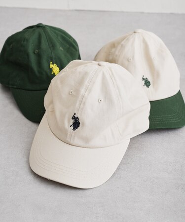 【U.S. POLO ASSN.】1ポイント刺繍キャップ