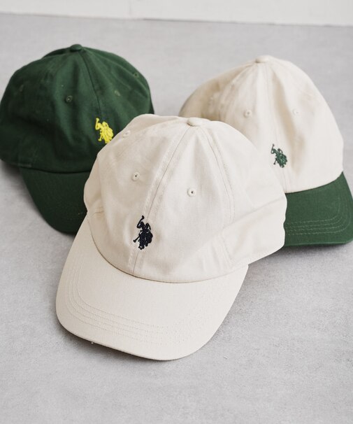 【U.S. POLO ASSN.】1ポイント刺繍キャップ