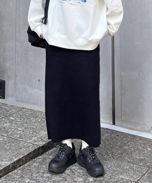 ニットナロースカート